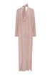 Boho Crepe Chine Maxi Dress / Dust Pink